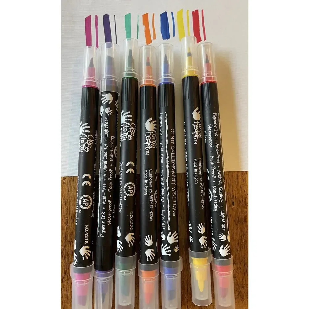 CTMH Markers Calligraphy‎ Writers Double TIp Pens Chisel Lot of 7